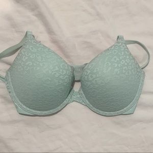 Baby Blue Victoria’s Secret Light Push Up Bra